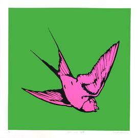 Artwork - Love And Light (Green & Pink)
