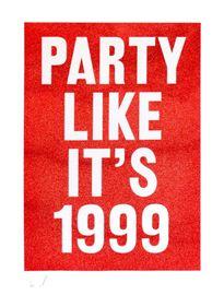 Artwork - Party Like It's 1999 (Red Glitter)