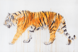 Artwork - Tiger (24ct Gold Leaf XL)