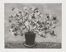 Artwork - Black Wire Plant