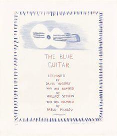 The Blue Guitar (Frontispiece)