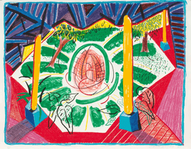 Artwork - View Of Hotel Well II