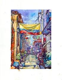 Artwork - Colombia - Calle Getsemani