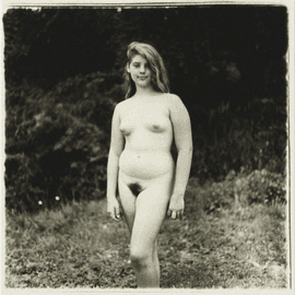 Young Girl at Nudist Camp