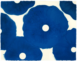 Artwork - Six Blue Poppies