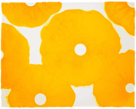 Six Yellow Poppies