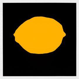 Artwork - Yellow Lemon on Black, July 24, 2018