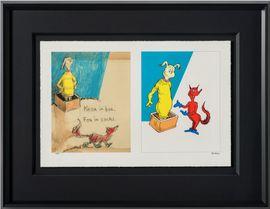 Artwork - Fox in Socks – Diptych