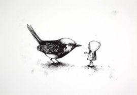Artwork - Learning To Fly (Black & White)