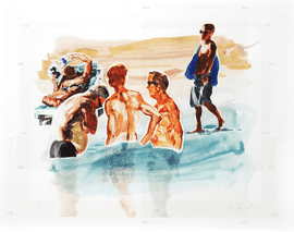 Men in Water