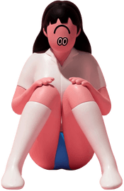 Artwork - Oh! Sit! (Blue)