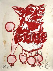 Artwork - Diamond FAILEdoodle (Red / Tan)