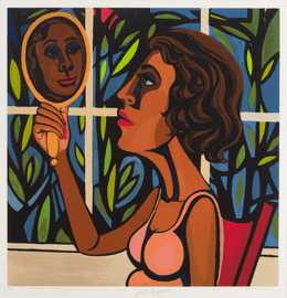 Artwork - Woman Looking in a Mirror