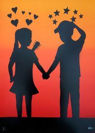 Artwork - Love Hurts (Orange/Red Blend)