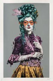 Artwork - Madeleine (Grey Copper Leaf)