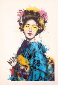 Artwork - Sansho (White & Gold Leaf)