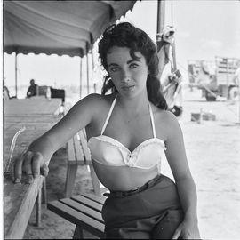 Artwork - Elizabeth Taylor Behind the Scenes