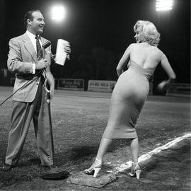 Artwork - Marilyn Monroe at Dodger Stadium