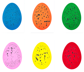 Artwork - Holy Eggs (Set of 6 Prints)