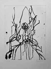 Artwork - Hirsch I Schwarz