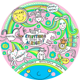 Artwork - Rainbow Sickness (Plate)