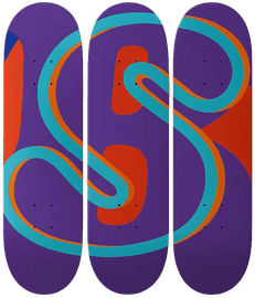 Artwork - Boss Triptych (Set of 3 Skateboards)