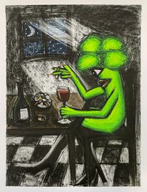 Artwork - Drinking and Smoking Alone