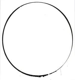 Artwork - Oval: White, Black