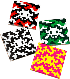 Artwork - Camo Space Tiles (Set of 4)