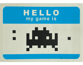 Artwork - Hello My Game Is (Blue)