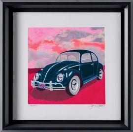 Artwork - Mini Bug - Pink Sky