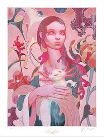 Artwork - Lady With An Axolotl