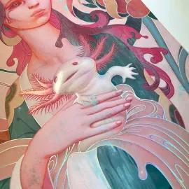https://cdn.fairart.io/thumbnail_James_Jean_Lady_With_An_Axolotl_3_18432b345b.webp - 2