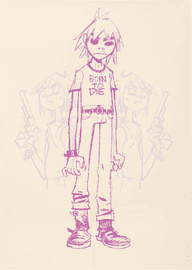 Artwork - 2D Gorillaz