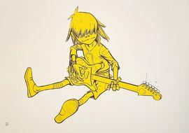 Artwork - Noodle (Yellow Signed)
