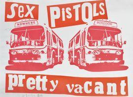 Artwork - Pretty Vacant (Orange & Pink)