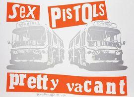 Artwork - Pretty Vacant (Orange & Silver)