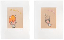 Artwork - It wasn't me & Floating (Diptych)