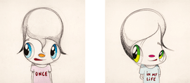 Artwork - Once in my Life (diptych)