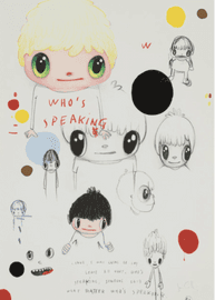 Artwork - Untitled Drawing #2 (Who's Speaking?)