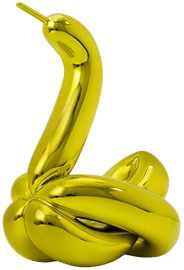 Artwork - Balloon Swan (Yellow)