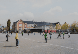 Artwork - Schoolyard, Vancouver – Spring