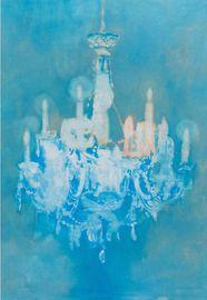 Blue Chandelier