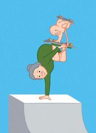 Artwork - Double Handstand (Print)