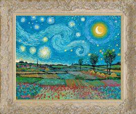 Starry Night With New Day Dawning