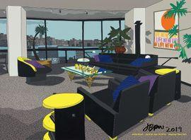 Artwork - Jersey City Apartment (Signed)