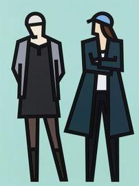 Artwork - Standing Couples - Jade and Julia
