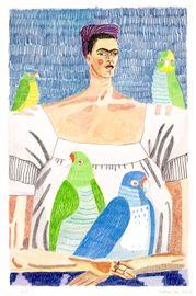 Artwork - Frida and Parrots