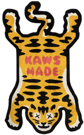 Artwork - KAWS x Human Made Tiger Silk Rug