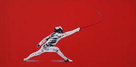Fighting A Blank Paper (Red)